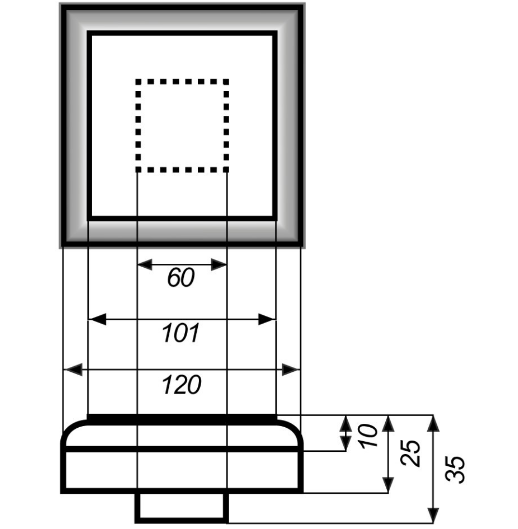 Крышка верхняя из ДПК Faynag Wood Графит